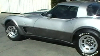 1978 corvette silver anniversary edition custom complete paint jobs http://www.thecrashdoctor.com photo