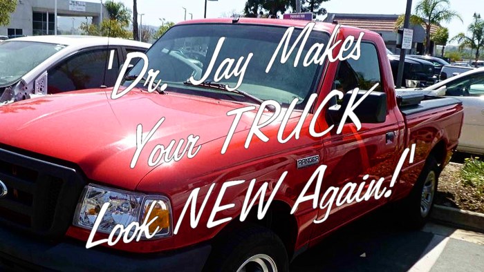 2011 Ford Ranger truck repair and paint